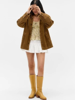 Spódnica plisowana BDG Urban Outfitters biały