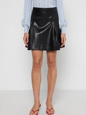 Spódnica plisowana DKNY czarny