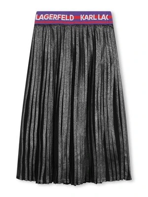 Spódnica plisowana KARL LAGERFELD KIDS