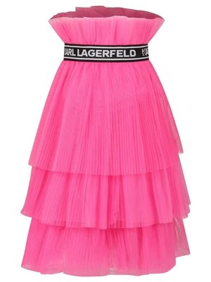Spódnica plisowana KARL LAGERFELD KIDS