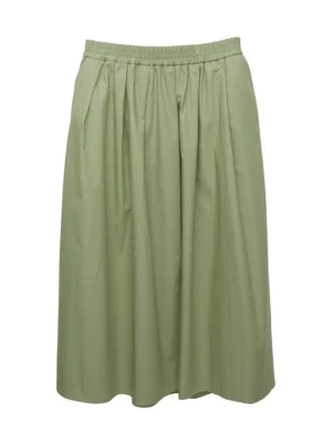Spódnica plisowana PULL&BEAR khaki