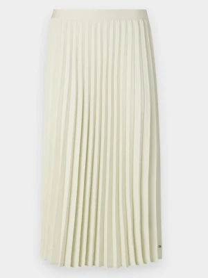 Spódnica plisowana Tommy Hilfiger mleczny