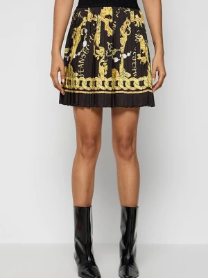 Spódnica plisowana Versace Jeans Couture złoty