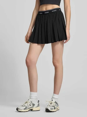 Spódnica plisowana z elastycznym pasem model 'SELENE' GUESS Activewear