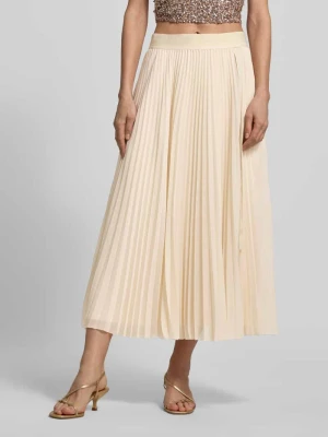 Spódnica plisowana z elastycznym pasem V by Vera Mont