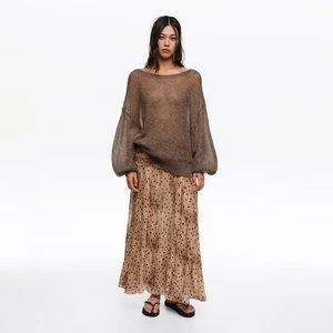 Spódnica rozkloszowana marszczona Watercolor Dots BIMBA Y LOLA