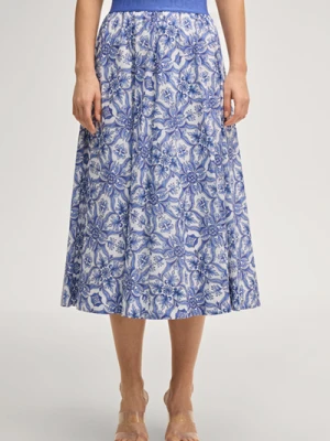 Spódnica Saki w biało-niebieskie wzory Joop