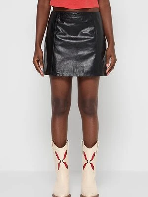 Spódnica skórzana Calvin Klein
