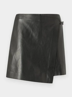 Spódnica skórzana Karl Lagerfeld