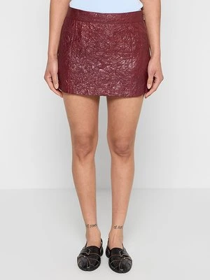 Spódnica skórzana KORS Michael Kors