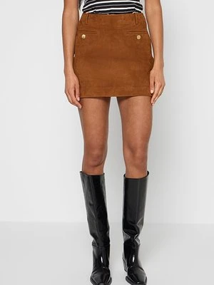 Spódnica skórzana Tommy Hilfiger