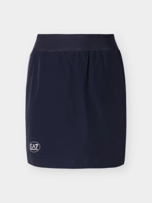 Spódnica sportowa EA7 Emporio Armani granatowy