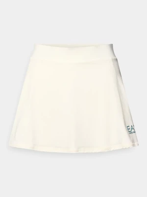 Spódnica sportowa EA7 Emporio Armani mleczny
