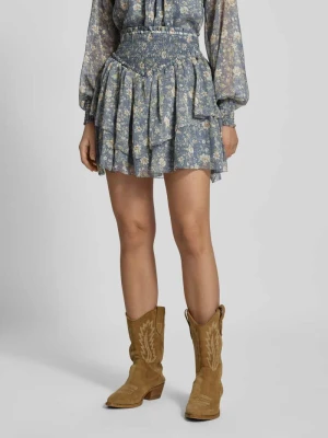 Spódnica szyfonowa rozkloszowana z kwiatowym wzorem na całej powierzchni model ‘LULA SKIRT’ Pepe Jeans