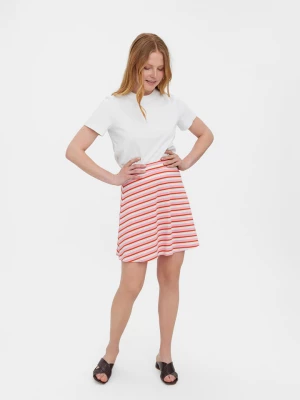 Vero Moda Spódnica "Tica" w kolorze różowo-czerwonym rozmiar: XS