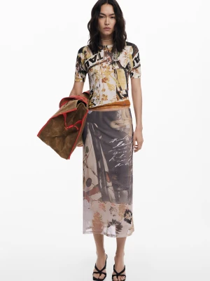 Spódnica tiulowa collage Desigual