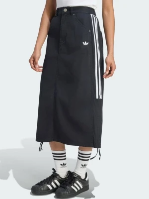 Spódnica trapezowa adidas Originals czarny