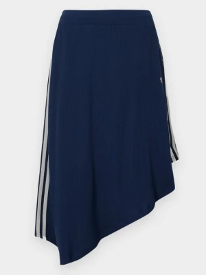 Spódnica trapezowa adidas Originals granatowy