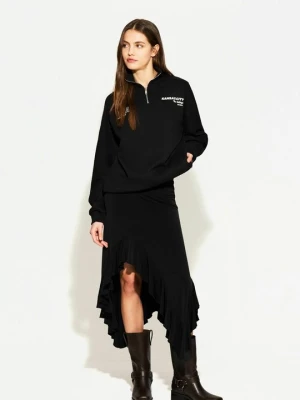 Spódnica trapezowa Bershka czarny
