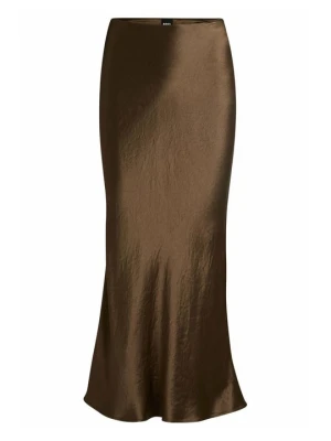 Spódnica trapezowa Boss khaki