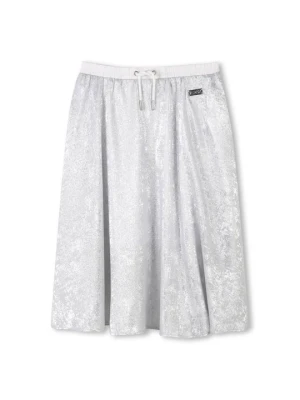 Spódnica trapezowa DKNY srebrny