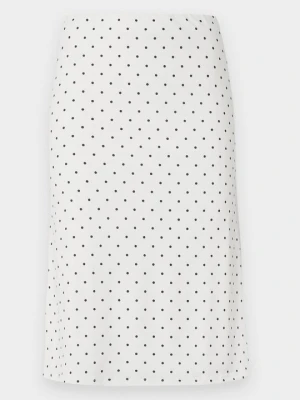 Spódnica trapezowa Gina Tricot biały