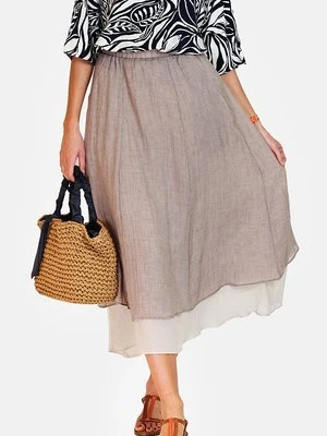 Spódnica trapezowa Le Jardin Du Lin