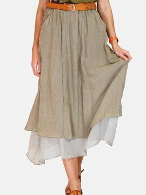 Spódnica trapezowa Le Jardin Du Lin