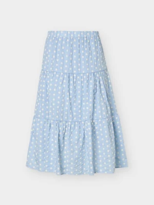 Spódnica trapezowa Lollys Laundry niebieski