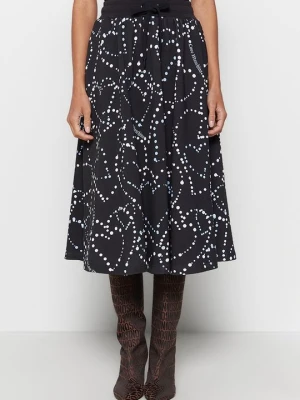 Spódnica trapezowa LOVE MOSCHINO czarny