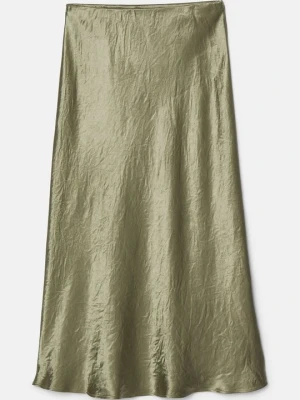 Spódnica trapezowa Max Mara oliwkowy