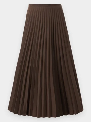 Spódnica trapezowa MM6 Maison Margiela brązowy