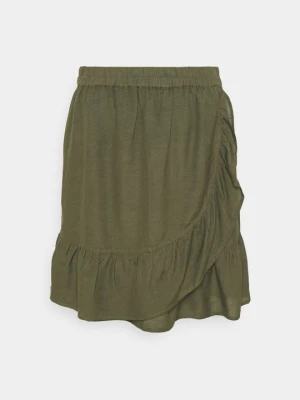 Spódnica trapezowa Only khaki