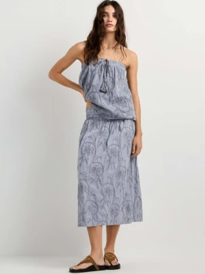 Spódnica trapezowa Pepe Jeans jasnoniebieski