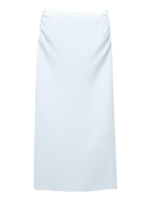 Spódnica trapezowa PULL&BEAR jasnoniebieski