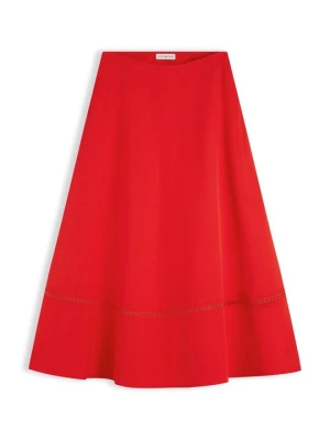 Spódnica trapezowa Tommy Hilfiger czerwony