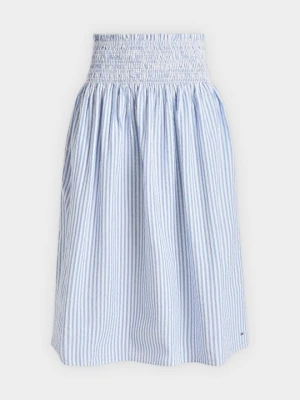 Spódnica trapezowa Tommy Hilfiger jasnoniebieski