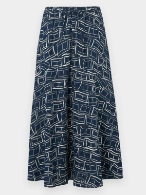 Spódnica trapezowa Tommy Hilfiger niebieski