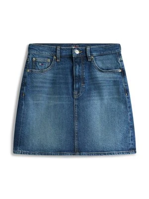 Spódnica trapezowa Tommy Jeans ciemnoniebieski