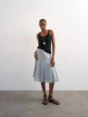 Spódnica trapezowa Topshop czarny
