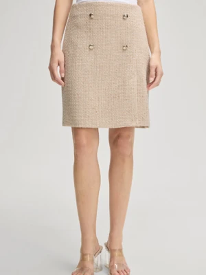 Spódnica tweedowa Saida w kolorze beżowym Joop
