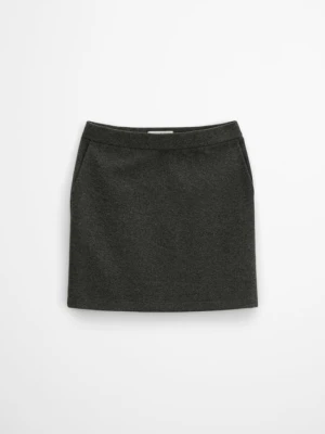 Spódnica z dżerseju w kratę typu tweed, o dopasowanym kroju Marc O'Polo hnědá