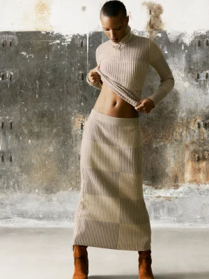 SPÓDNICA Z DZIANINY BAWEŁNIANEJ Desigual