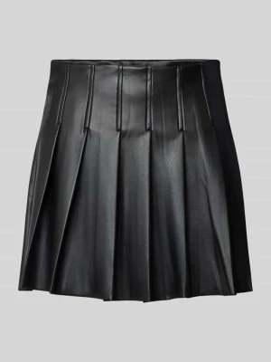 Spódnica z imitacji skóry z plisami model ‘DORIT’ Only