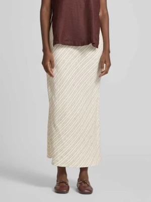 Spódnica z lnu w linii A Samsøe Samsøe