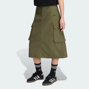 SPÓDNICA Z MATERIAŁU RIPSTOP CARGO Adidas Olive Strata