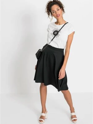 Spódnica z miękkiego materiału scuba bonprix