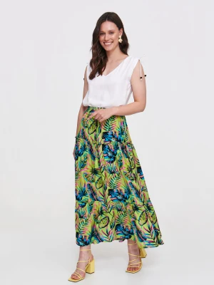Spódnica z tropikalnym motywem Top Secret