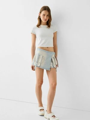 Spódnica z zakładką Bershka