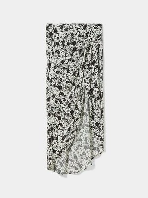 Spódnica z zakładką Bershka